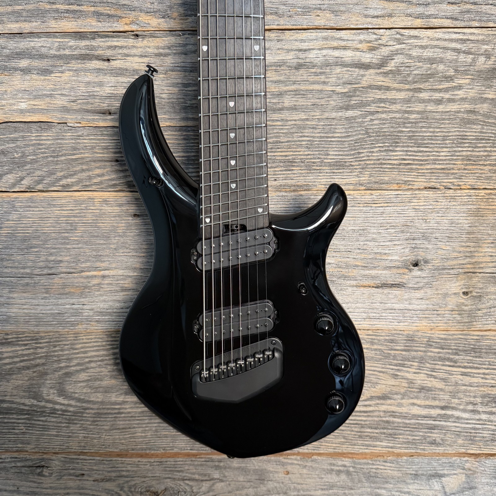 Ernie Ball Music Man Majesty 8 8-String Electric Guitar – Dark Side w/Ebony FB