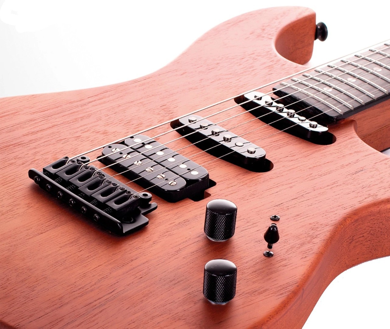 Tagima NTMS-DF Stella Natural Satin Mahogany Electric Guitar – Demo