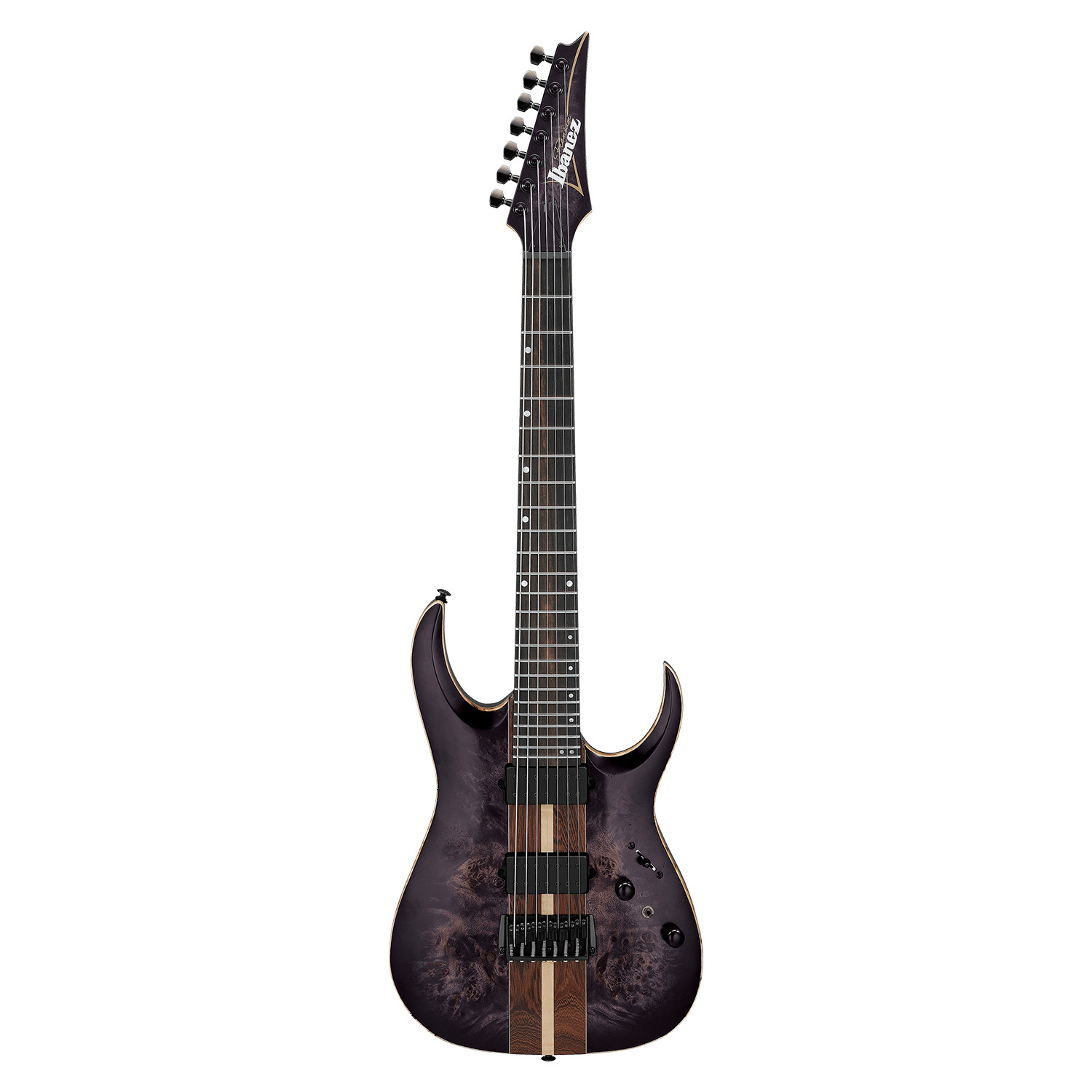 Used Ibanez RGA217P1PB Premium 7 String – Deep Twilight Burst Low Gloss