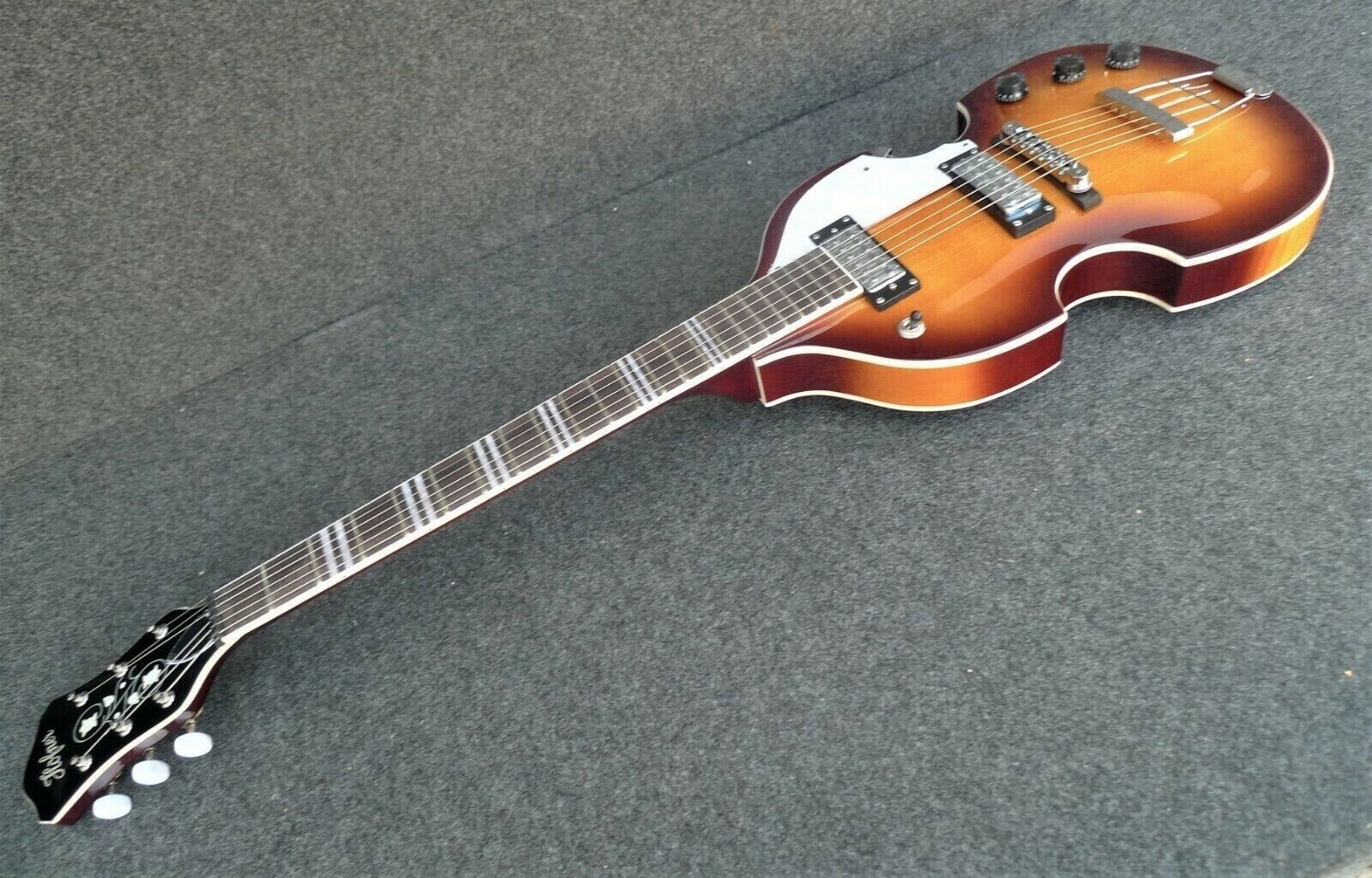 HOFNER IGNITION SERIES HI-459 SB 6 STRING HOLLOW BODY VIOLIN BEATLE GUITAR