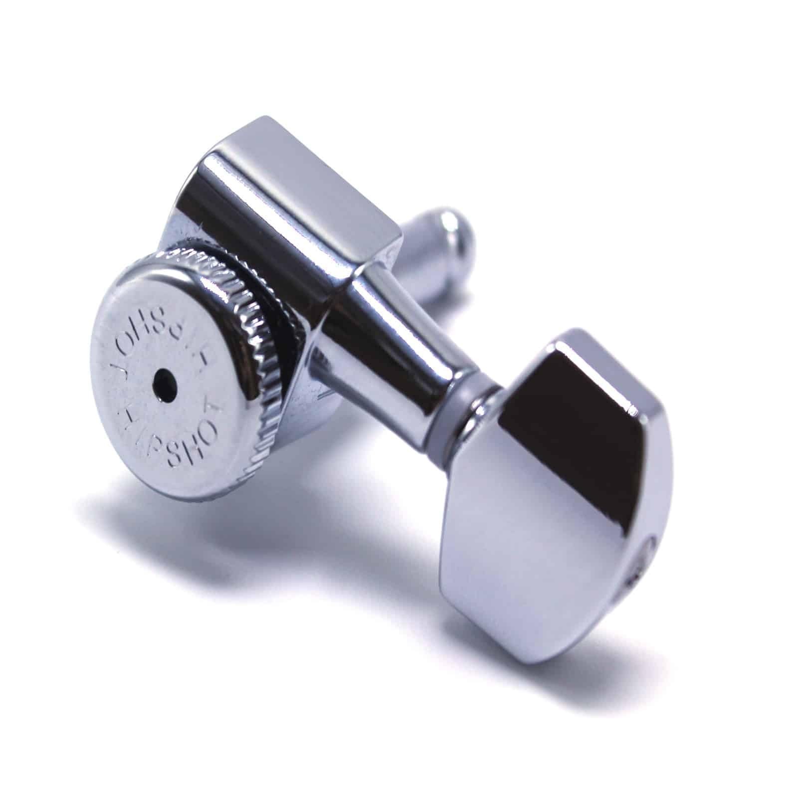 Hipshot Grip-Lock Vintage 6 Inline Staggered Closed 8.5mm Tuners with Univers…