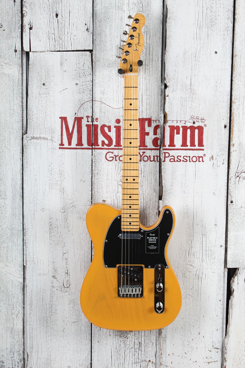 Fender Player II Telecaster Solid Body Electric Guitar Butterscotch Blonde