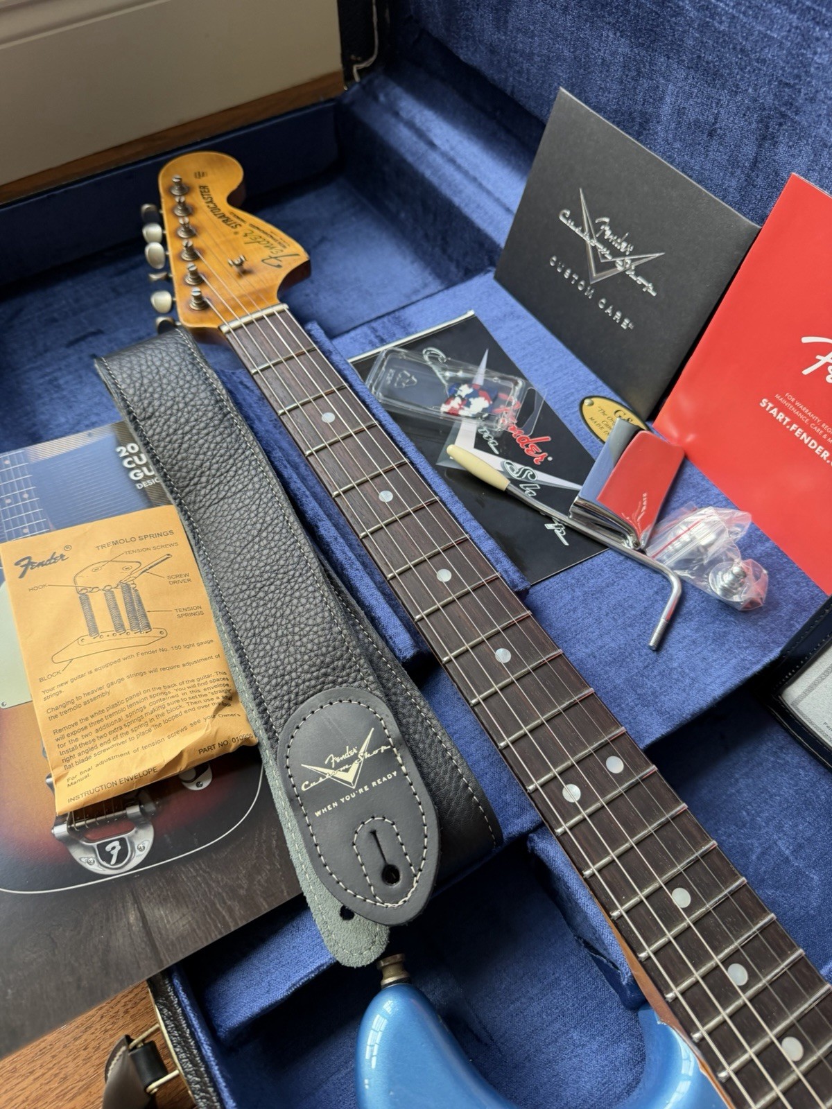 2025 Fender Custom Shop Stratocaster Pro SR25 Super Heavy Relic Lake Placid Blue