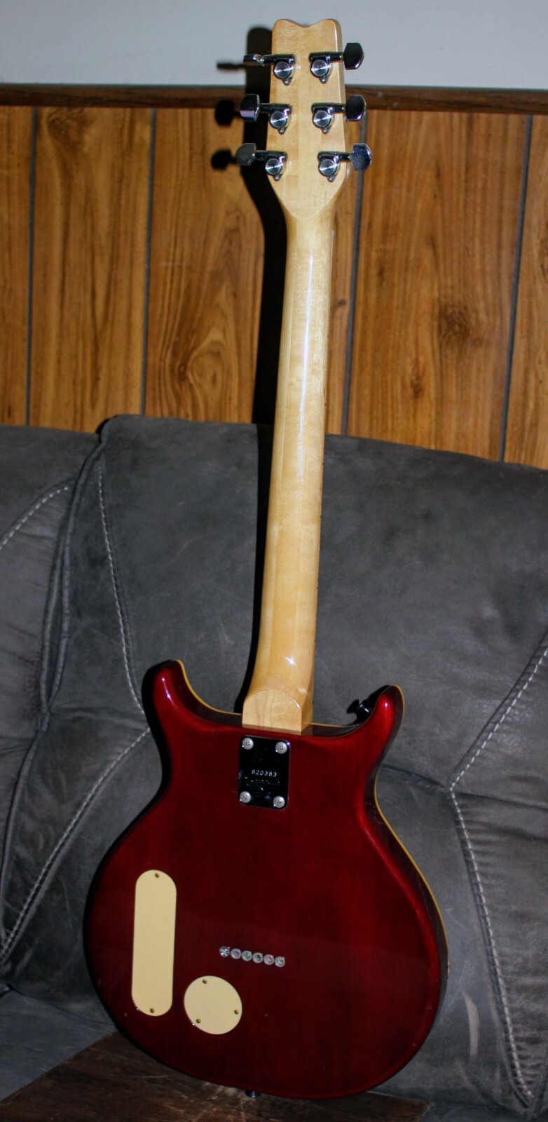 Very RAre 2pc CENTER SEAM! 1982 Washburn SB-8-Pro Setup-All Orig!43yr Old JAPAN!