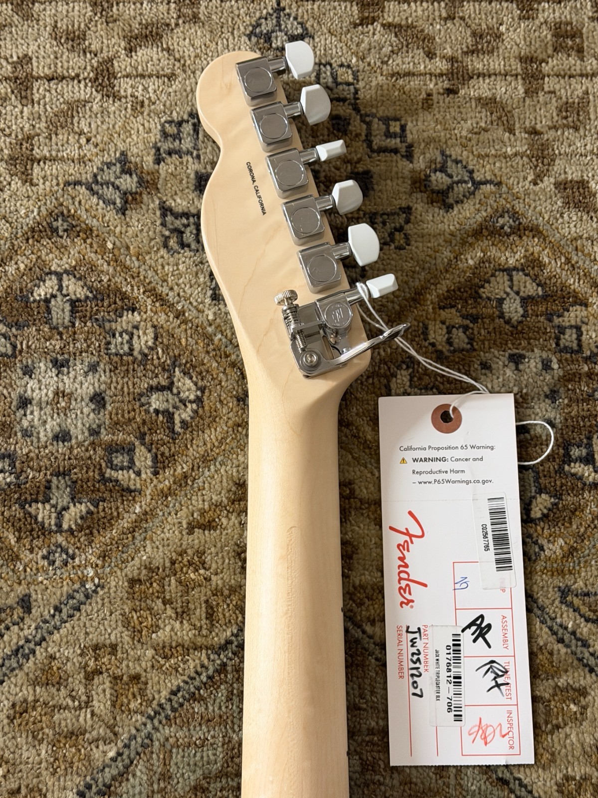 Fender Jack White Triplecaster Telecaster in Black w/ Hard Case & Free Pro Setup