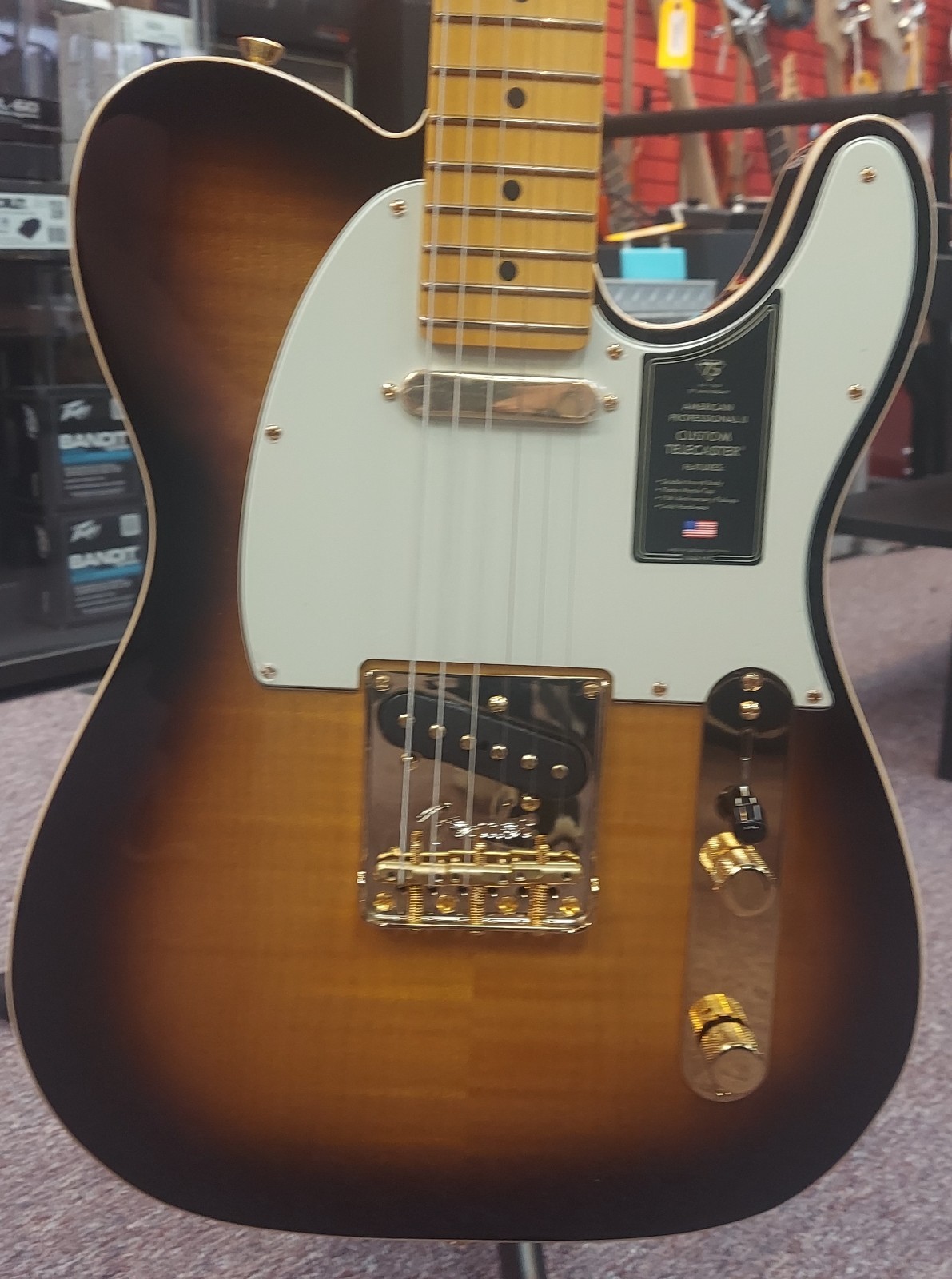 Fender 75th Anniversary American Professional II Custom Telecaster Guitar Burst