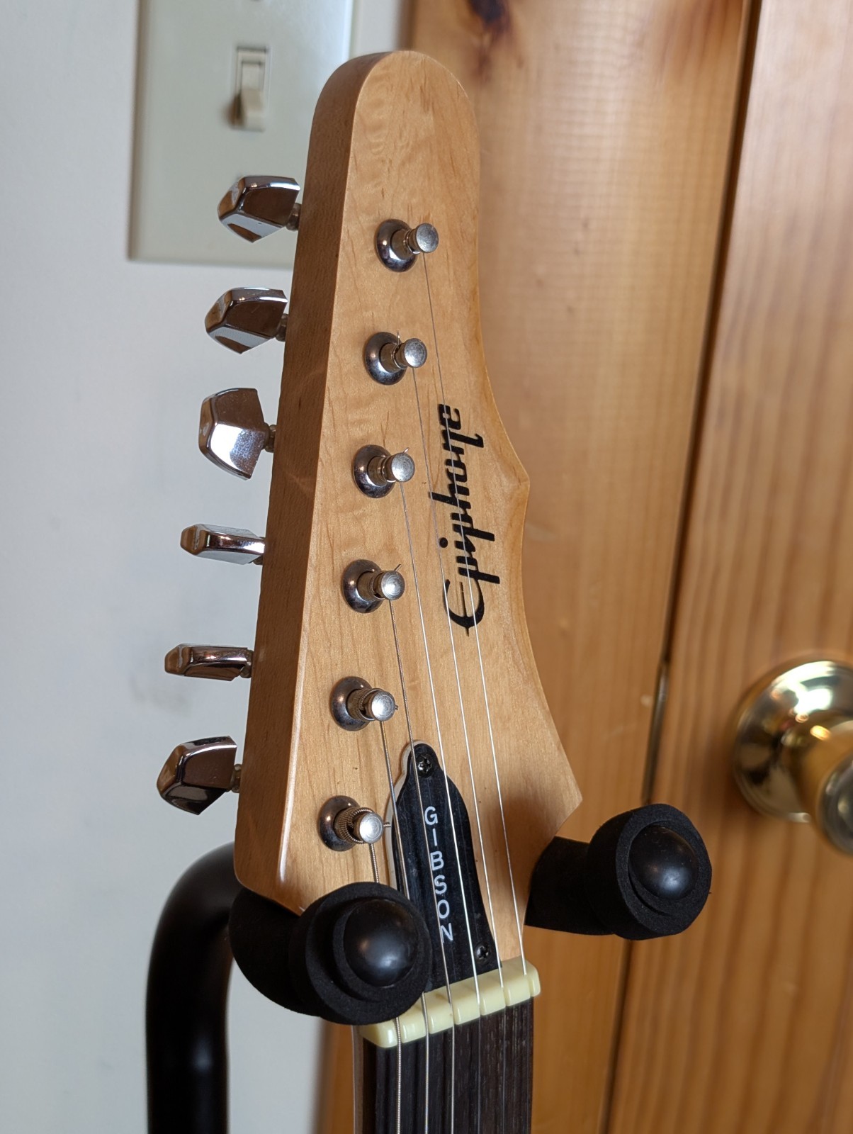 Epiphone S-210 FAT-210 (S-310) HSS Strat Style Electric Made In Korea MIK Black