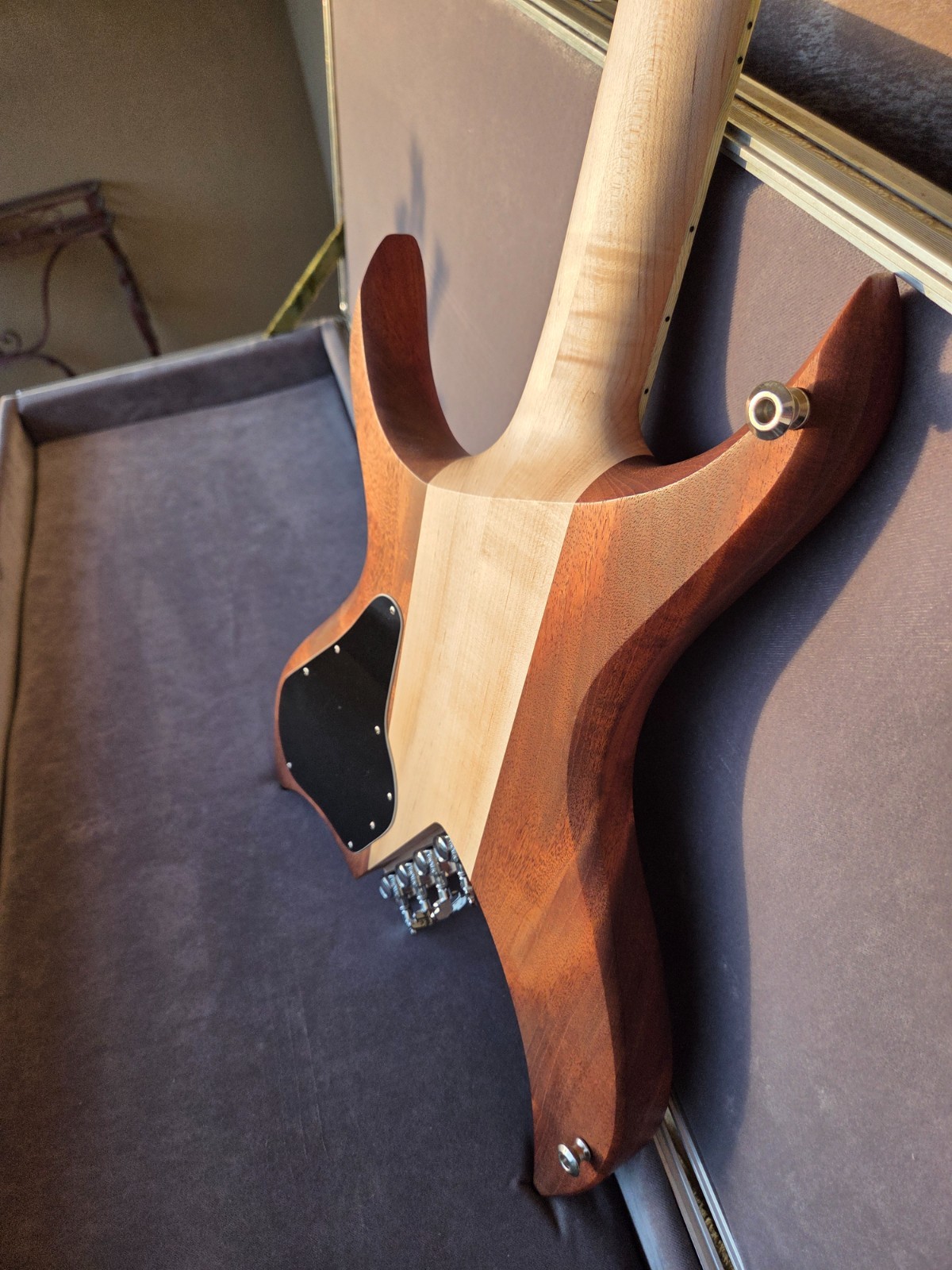 2021 Neal Moser Custom Bich 10 Solid Mahogany, Rubbed Oil Finish, Ebony MOP wHSC