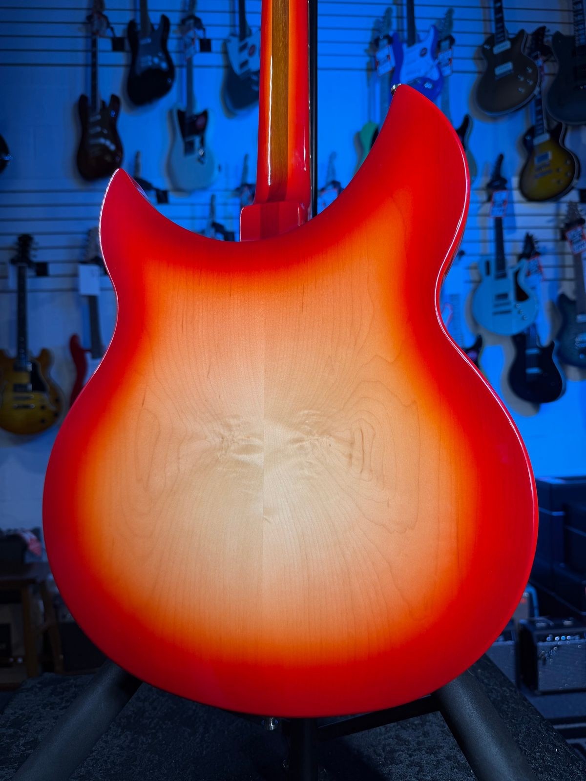 Rickenbacker 330/12 Fireglo Semi-Hollow Electric Guitar, with Ric Case, 706