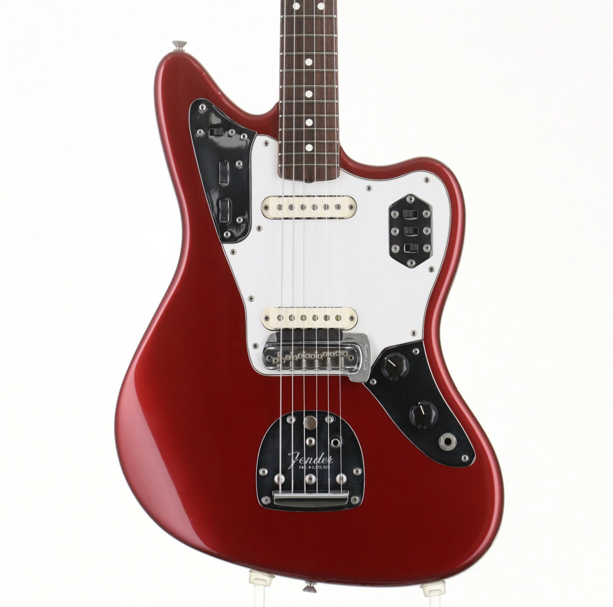 Used Fender American Vintage 62 Jaguar Candy Apple Electric Guitar 1999 Red