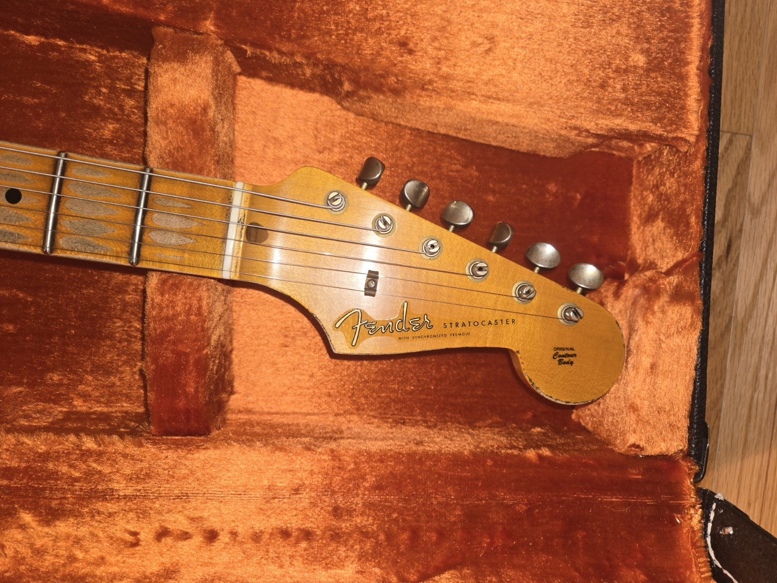 Fender Custom Shop 1956 Stratocaster Heavy Relic – Shell Pink Sunburst Two Tone