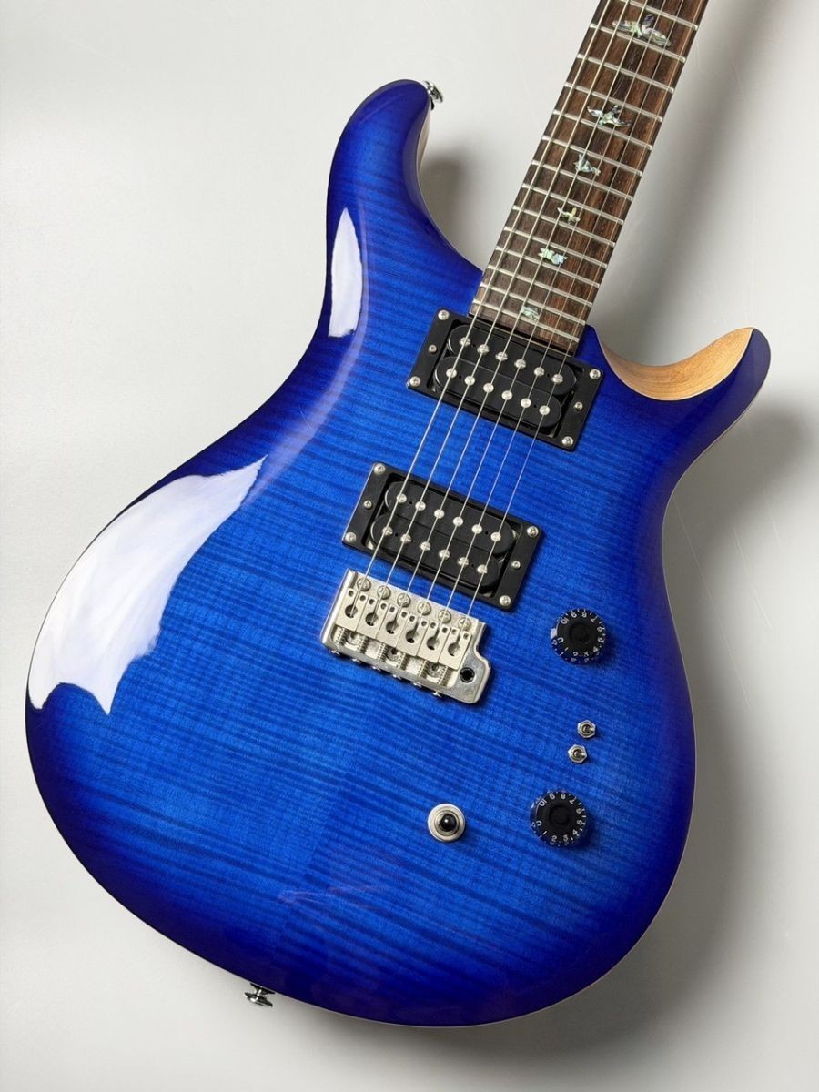 Paul Reed Smith 35th SE Custom24 Used Maple+Mahogany body Faded Blue Burst