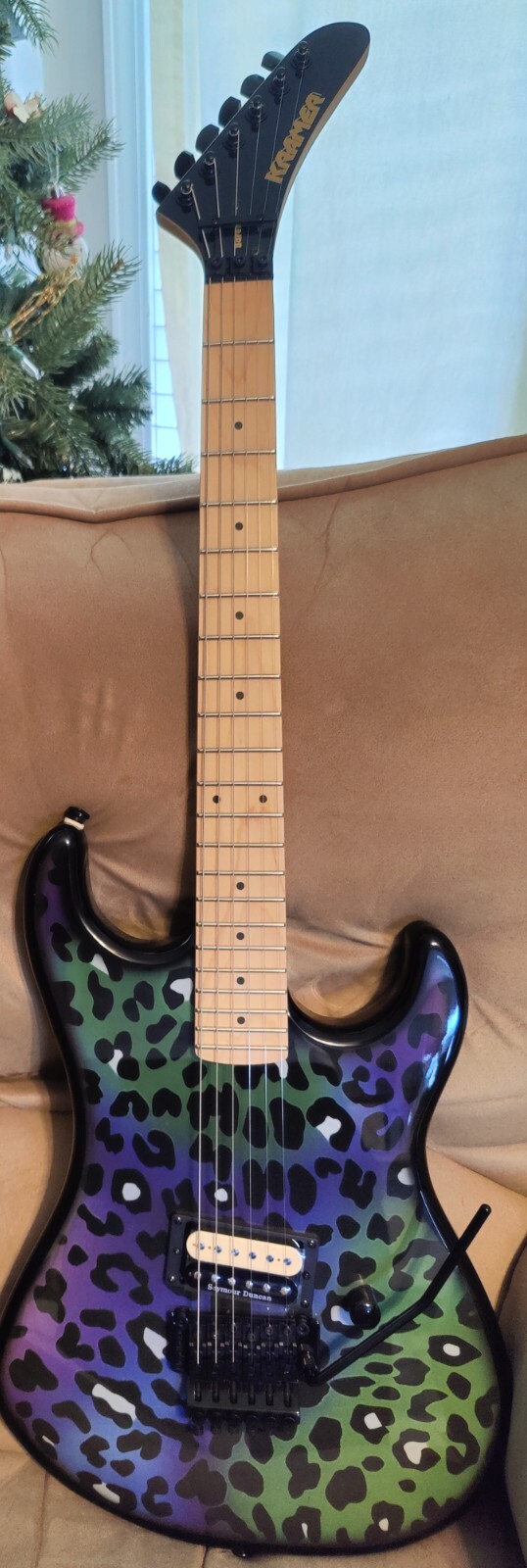 Kramer Baretta, Custom Graphics, ‘Feral Cat’ Rainbow Leopard BRAND NEW w/Gig Bag