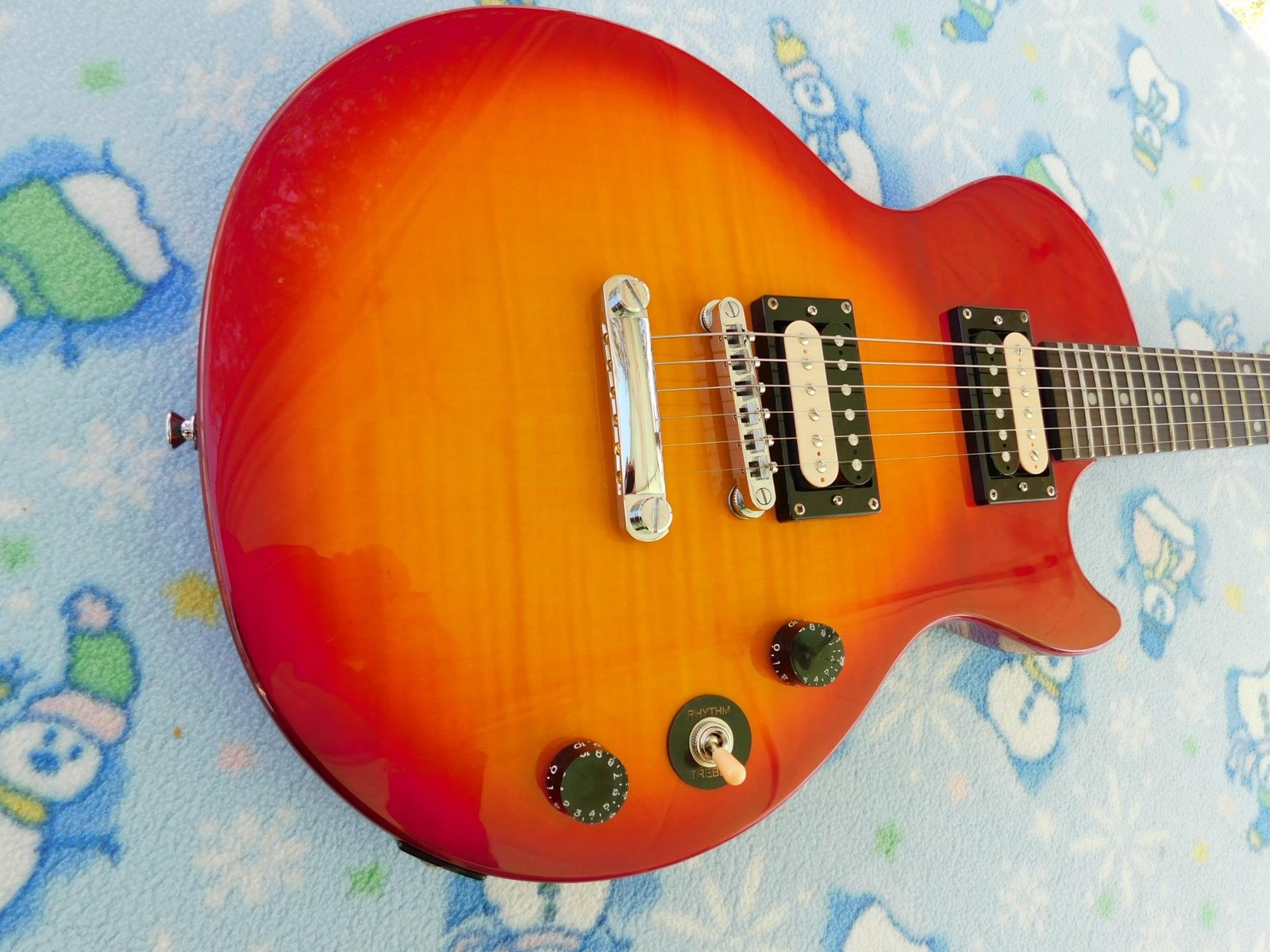 Epiphone LP Special , Hot Zebra Pickups, Coil Splitting ,Better Tuners, Nice