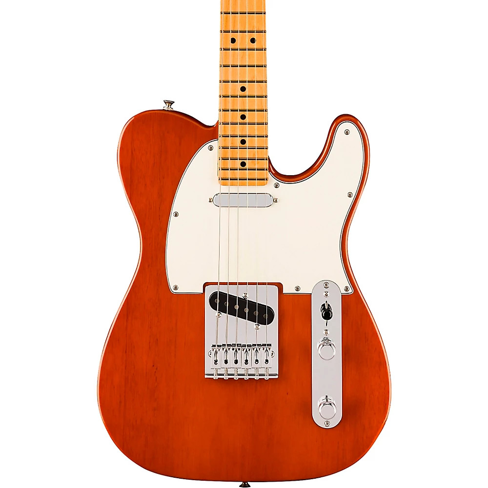 Fender Player II Telecaster Chambered Mahogany Body Maple FB Guitar Mocha