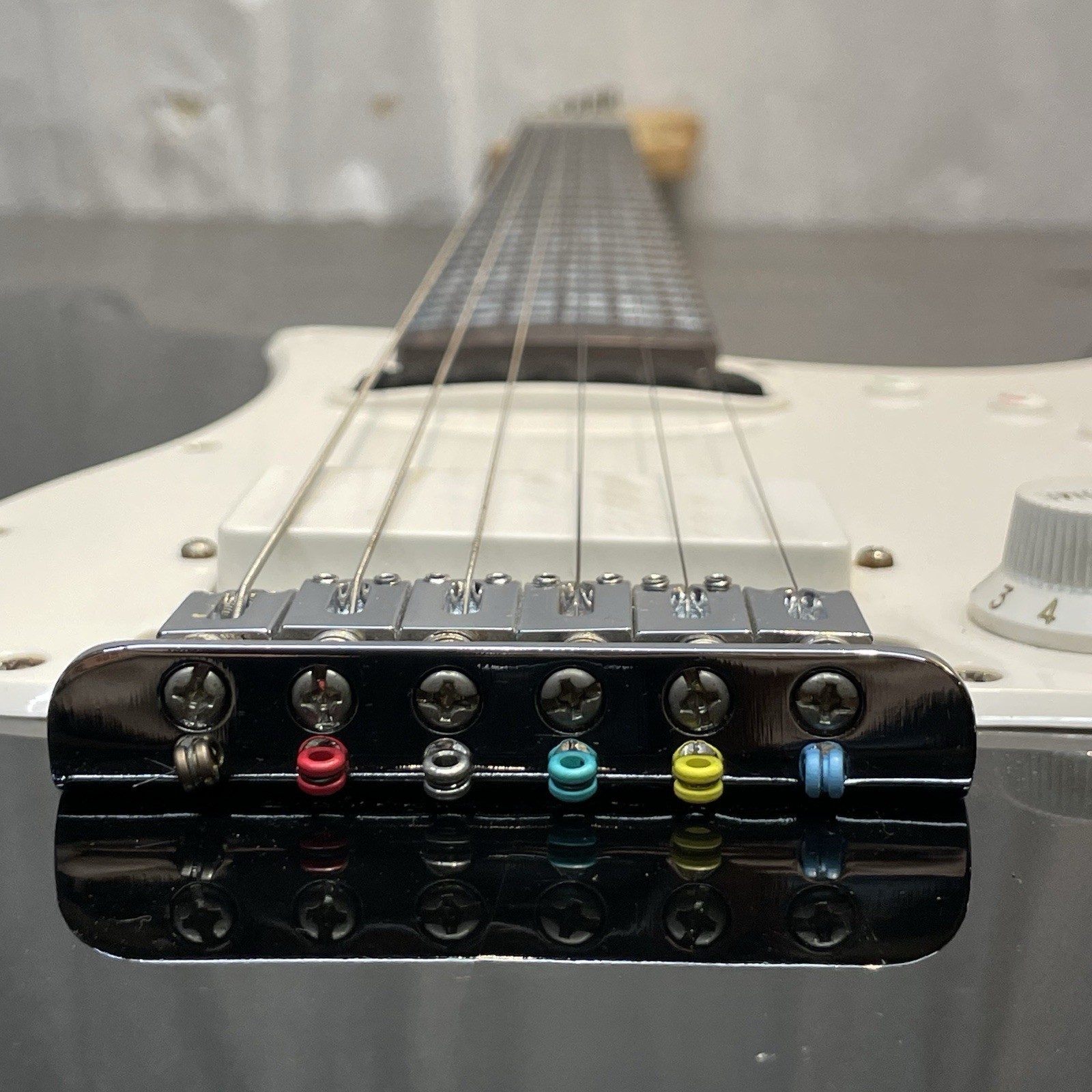 Squier By Fender Stratocaster Strat Rock Band Guitar Black GUITAR ONLY (Read)