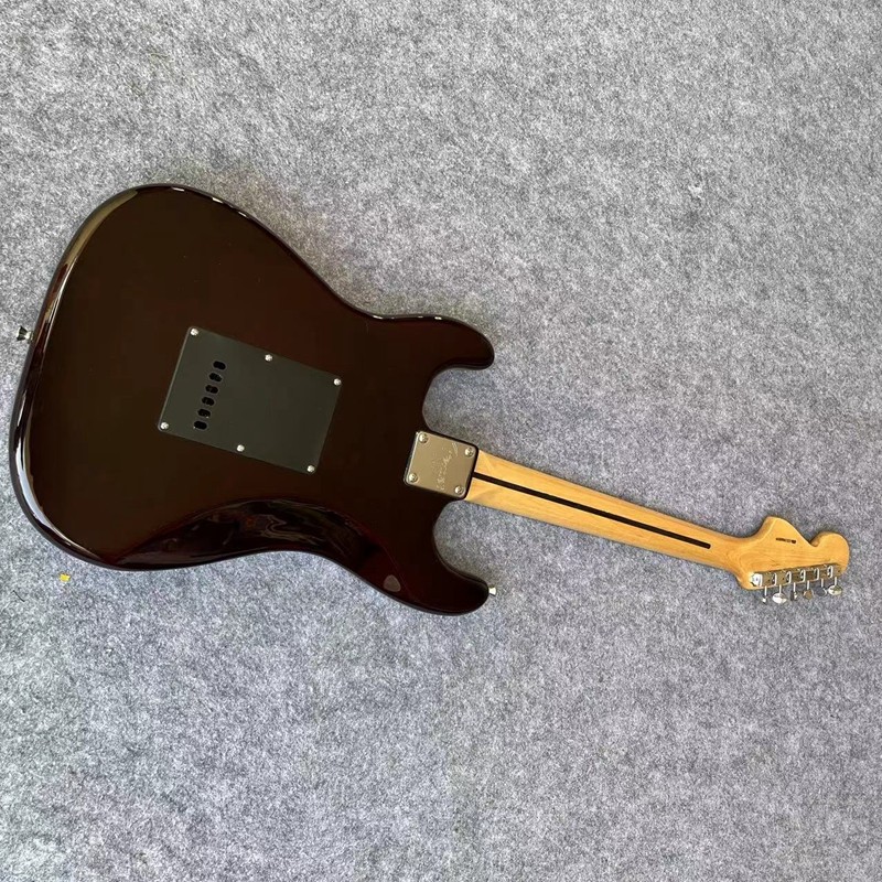 22 Frets Electric Guitar Semi Hollow Body F Holes SSS Single Coil Pickups
