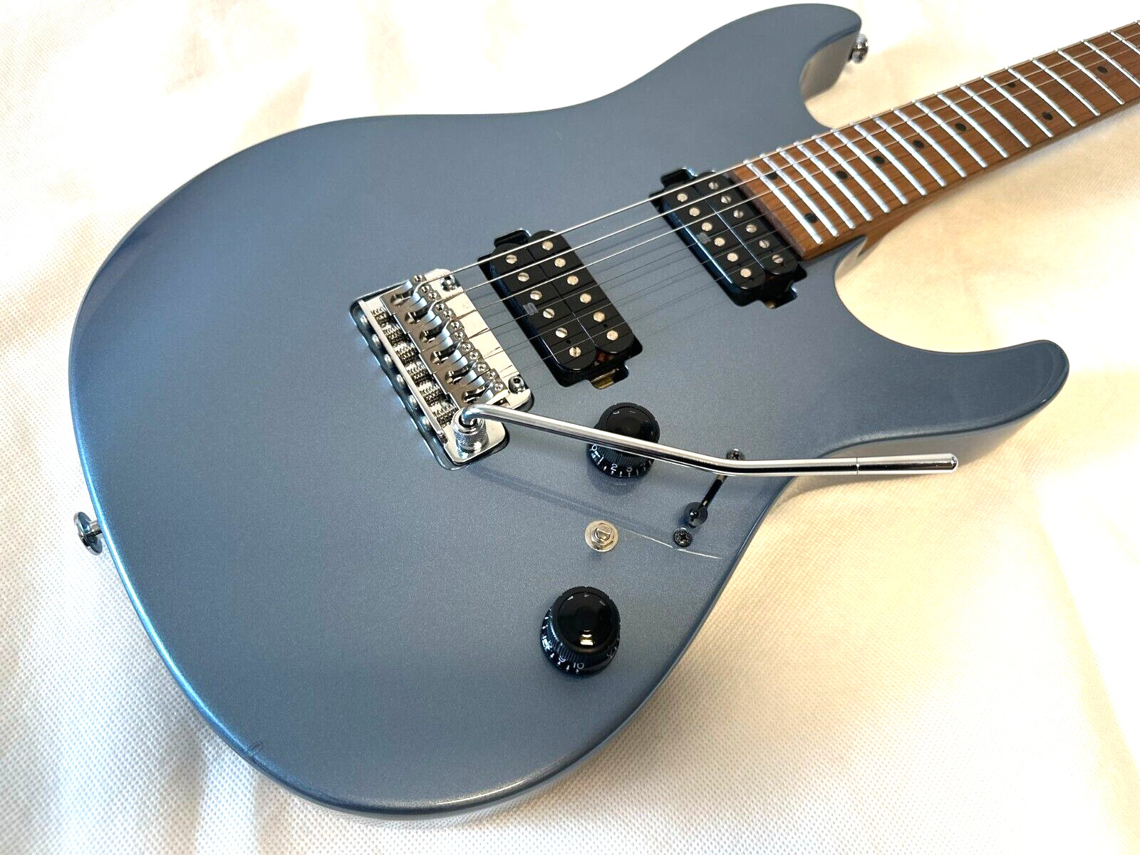 Ibanez Prestige AZ2402 Guitar Ice Blue Metallic Made in Japan