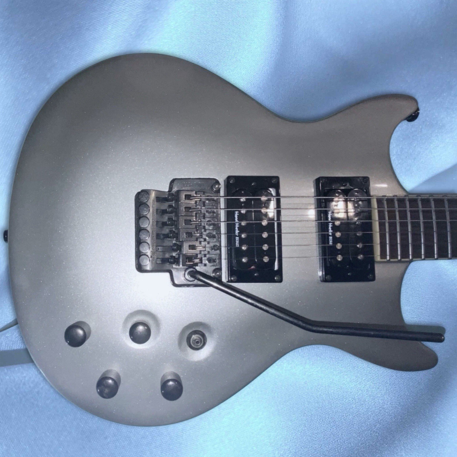 ⚠️ 1 DAY SALE! 2002 Washburn Tabu TB-400 In Pewter! Head Hunter PUs! Rare Model!