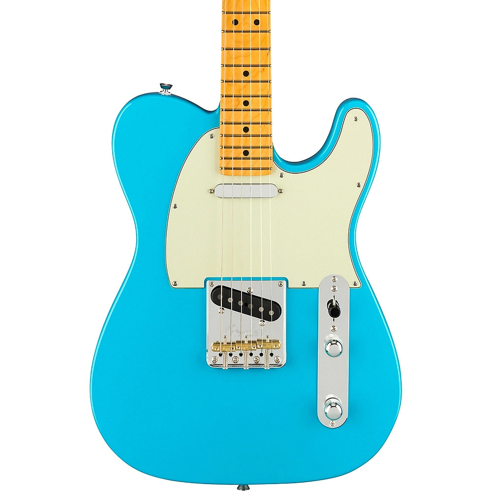 Fender American Professional II Telecaster Maple Fingerboard Guitar Miami Blue