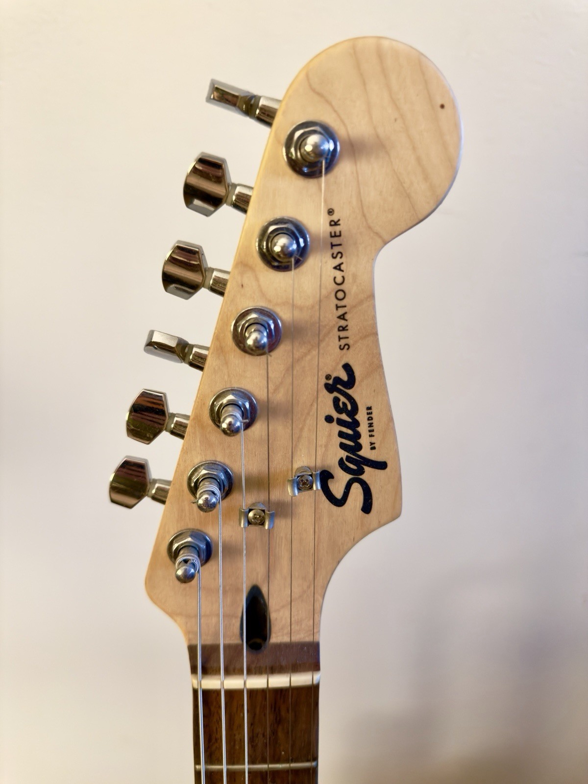 Used Squier Bullet Stratocaster red sparkle Solid Body Electric Guitar