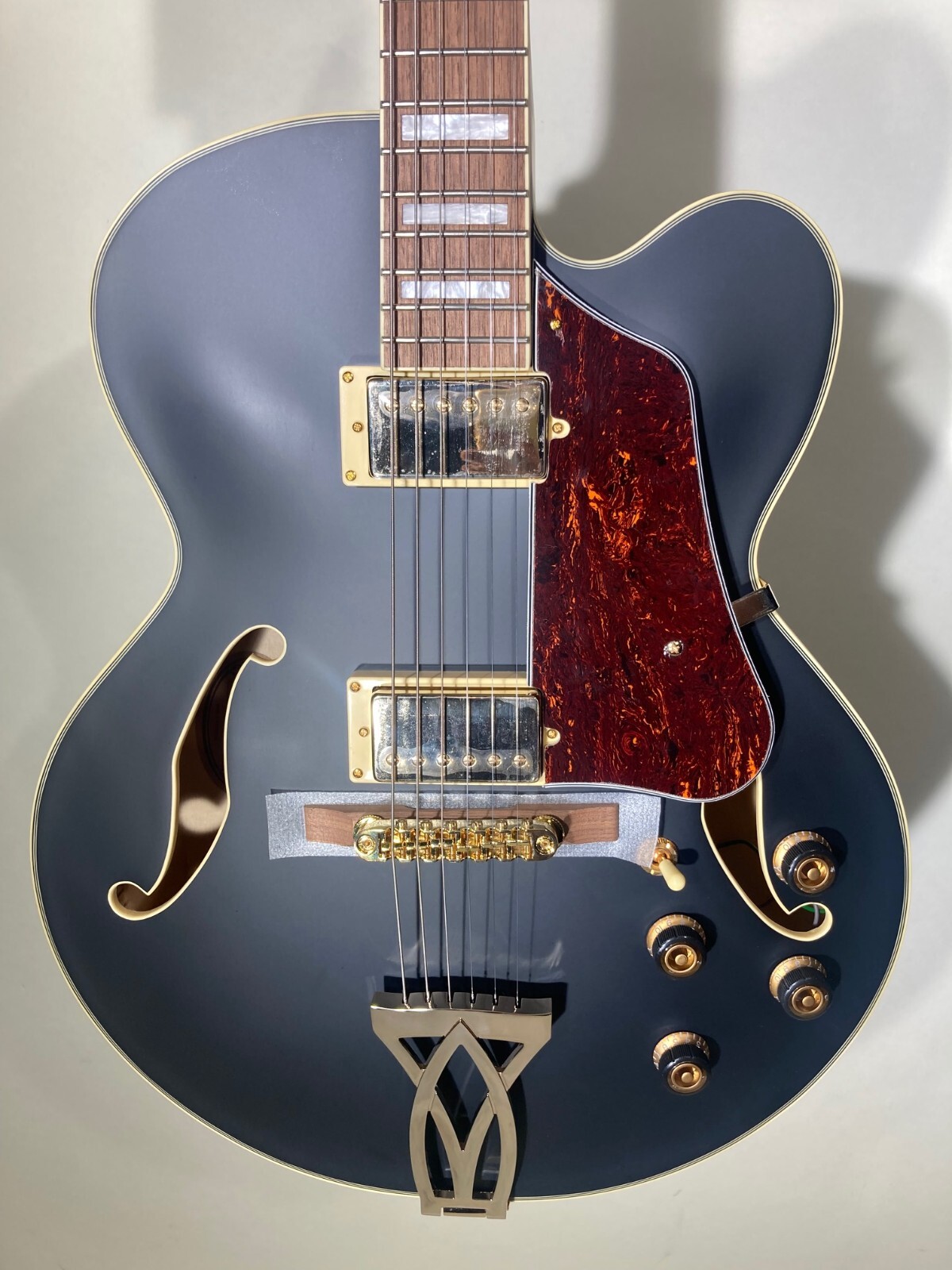 Ibanez Hollow Electric Guitar AF75G-BKF Artcore Pro-SetUp