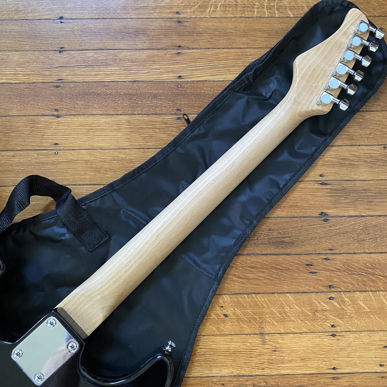 Full-Size Sunburst Electric Guitar Starter Package with 20-watt Amp, and More