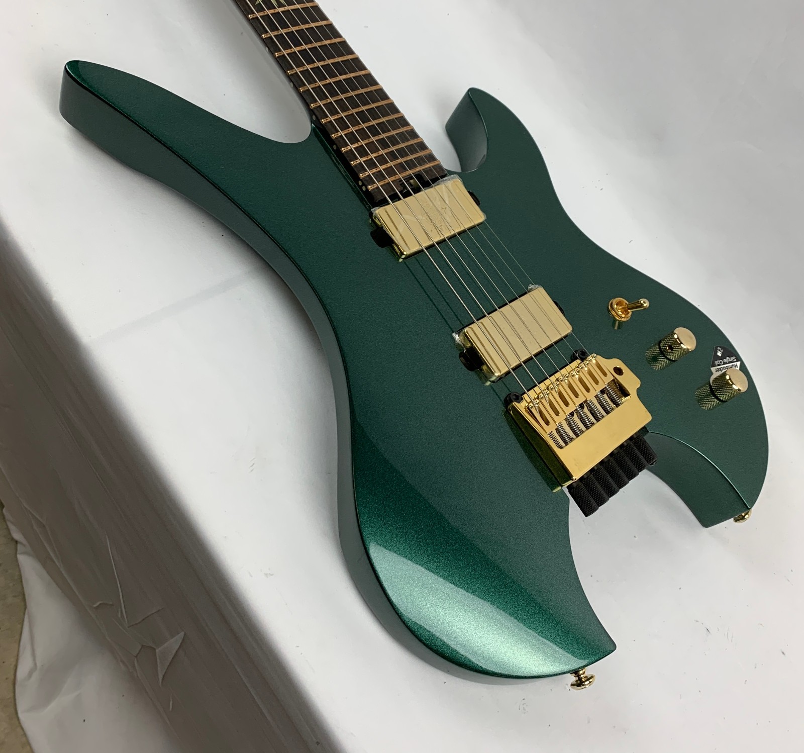 Schecter Synyster Gates Custom-7 TR Headless 7-String Oak Green Metallic B-Stock