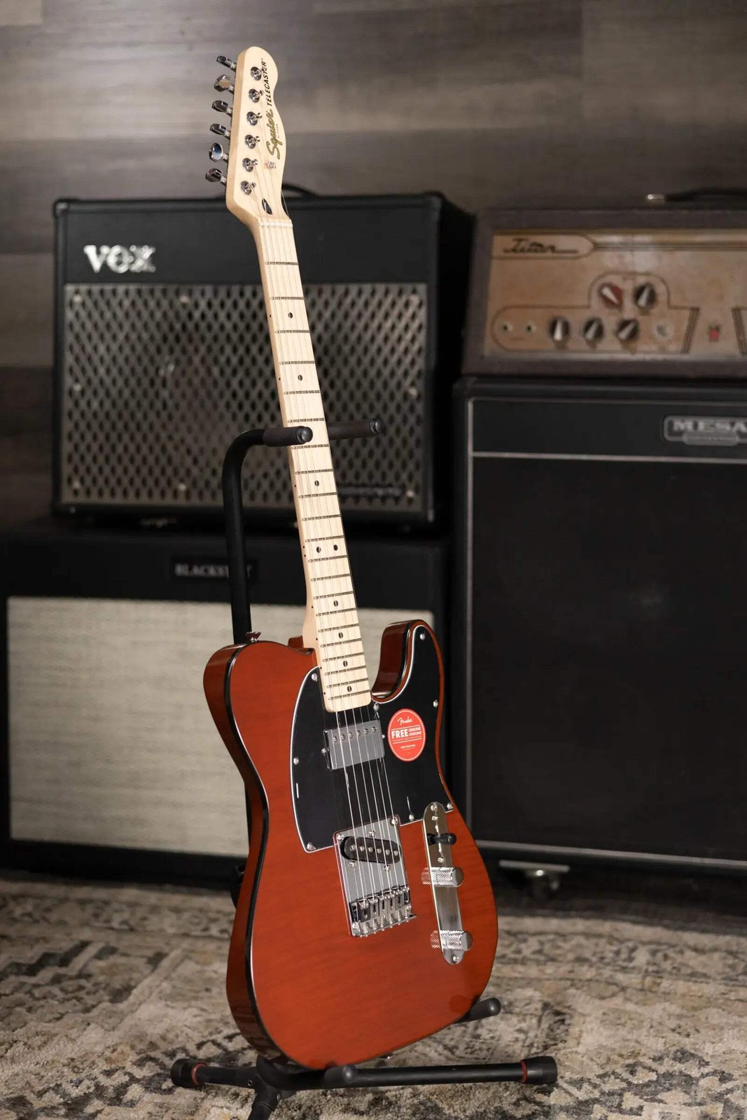 Squier Affinity Series Telecaster FMT SH Electric Guitar – Mocha