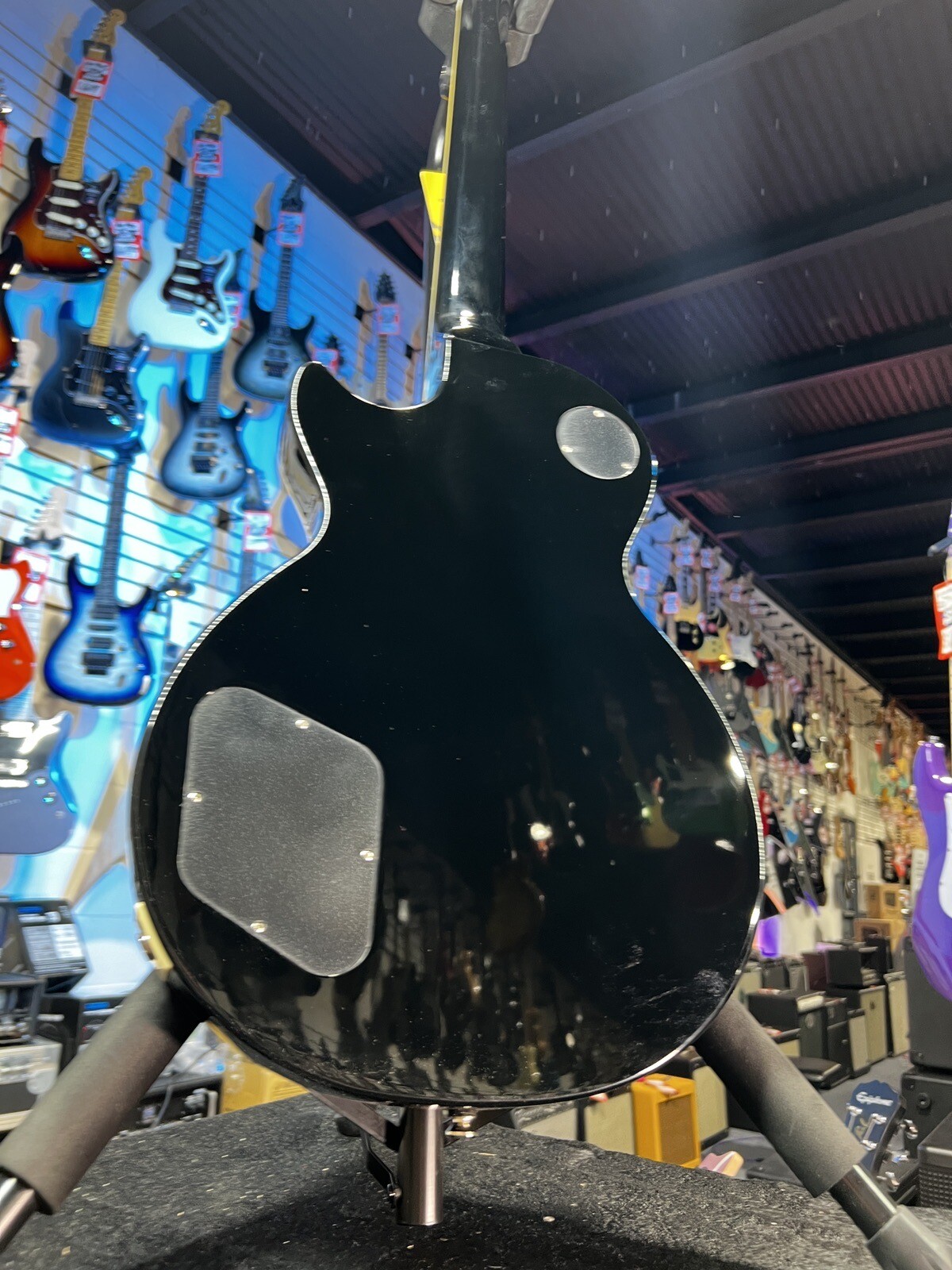 Epiphone Les Paul Standard ’60s Electric Guitar Ebony Auth Deal! GET PLEK’D 142