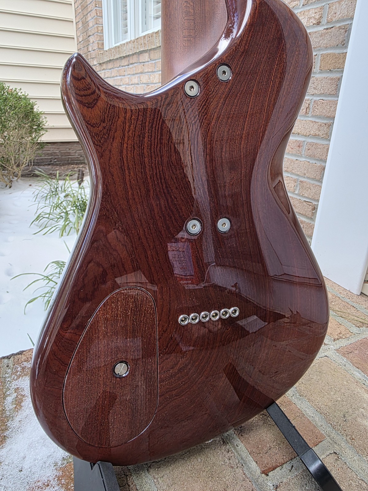 Brubaker KXG-1 Guitar USA Burled EXOTIC WOOD Walnut Xena Bubinga Maple