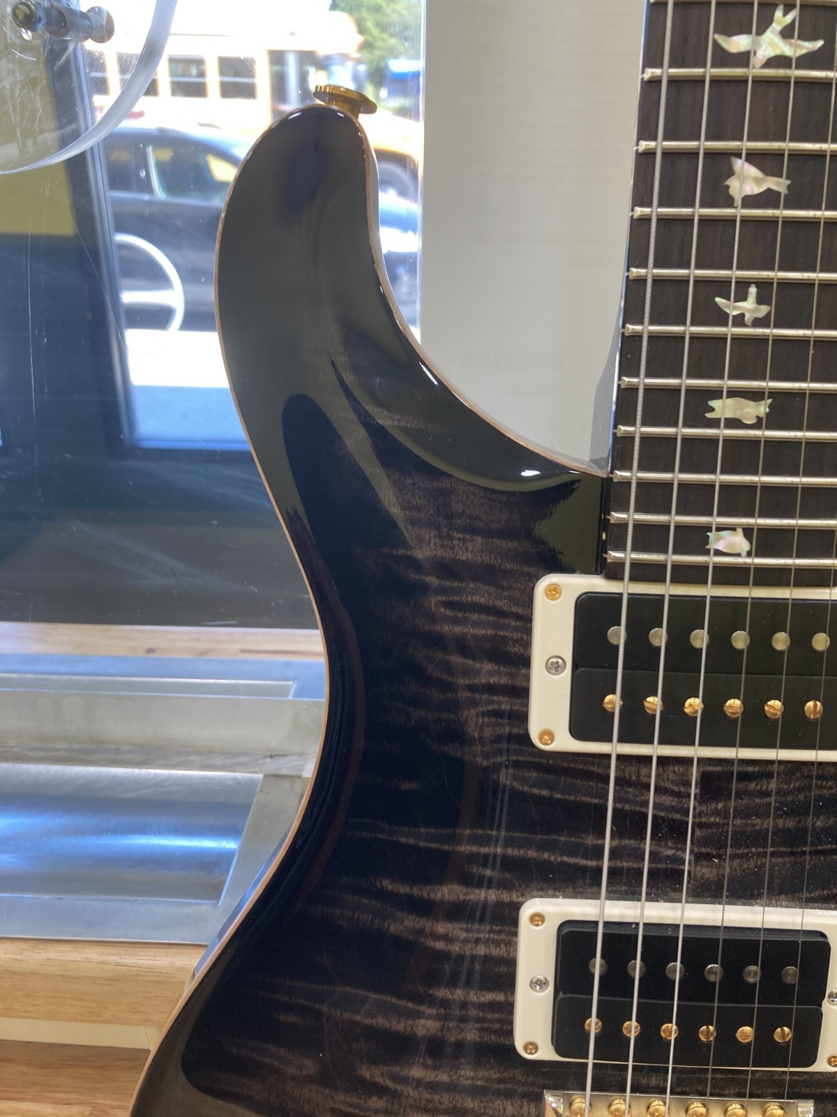 PRS 35TH ANNIVERSARY CUSTOM 24 WITH 10 TOP IN CHARCOAL BURST-GREAT CONDITION!!!