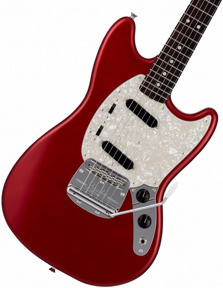 Fender Made in Japan Traditional 70s Mustang Candy Apple Red Electric Guitar NEW
