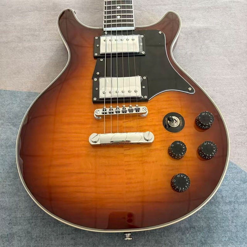 Local Warehouse, Unbranded Electric Guitar, Sunburst Color, Free Shipping