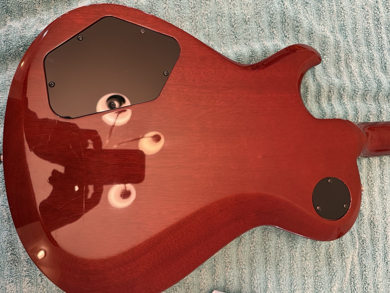 Knaggs Kenai T1 Flame Curly Maple top Dark Cherry Burst – 2023