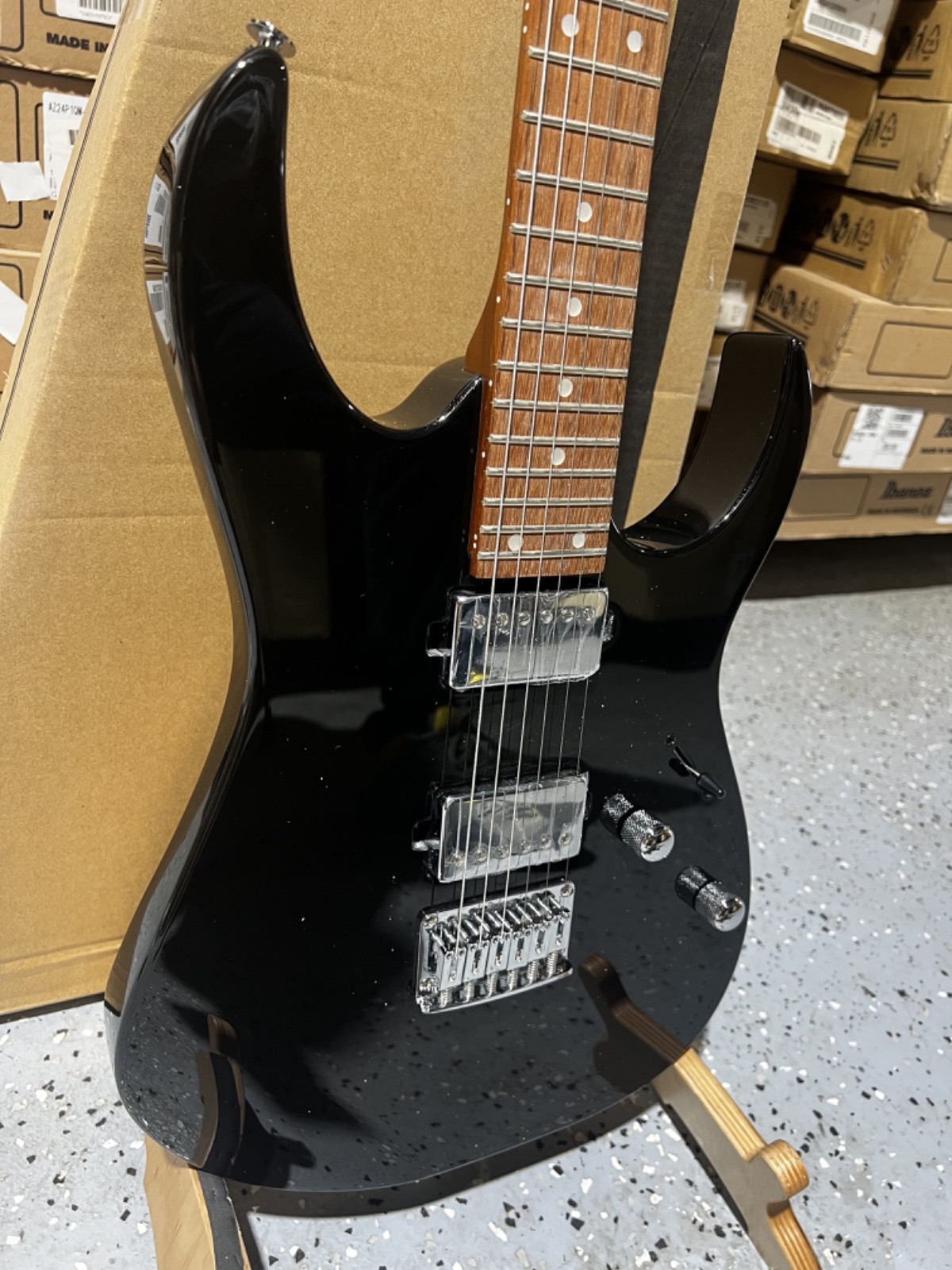 Ibanez GIO GRG121SP Electric Guitar – Black Night