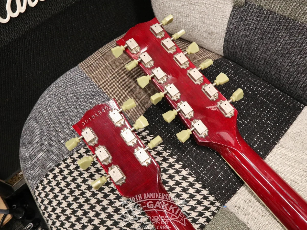 Gibson EDS-1275 Double Neck Heritage Cherry USA 1991 SG Solid Electric Guitar