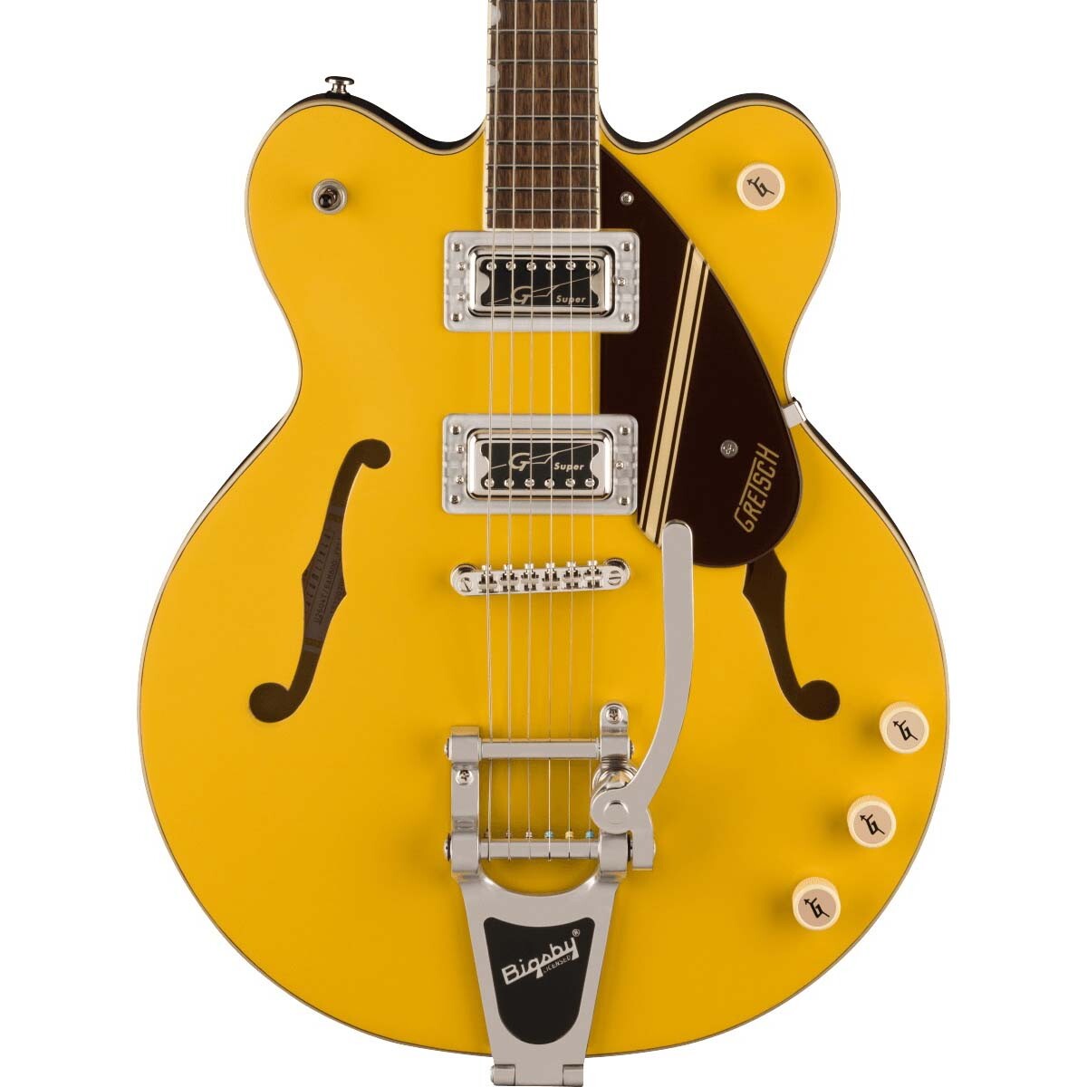 Gretch G2604T LTD Streamliner Rally II in 2-Tone Bamboo Yellow/Copper Metallic