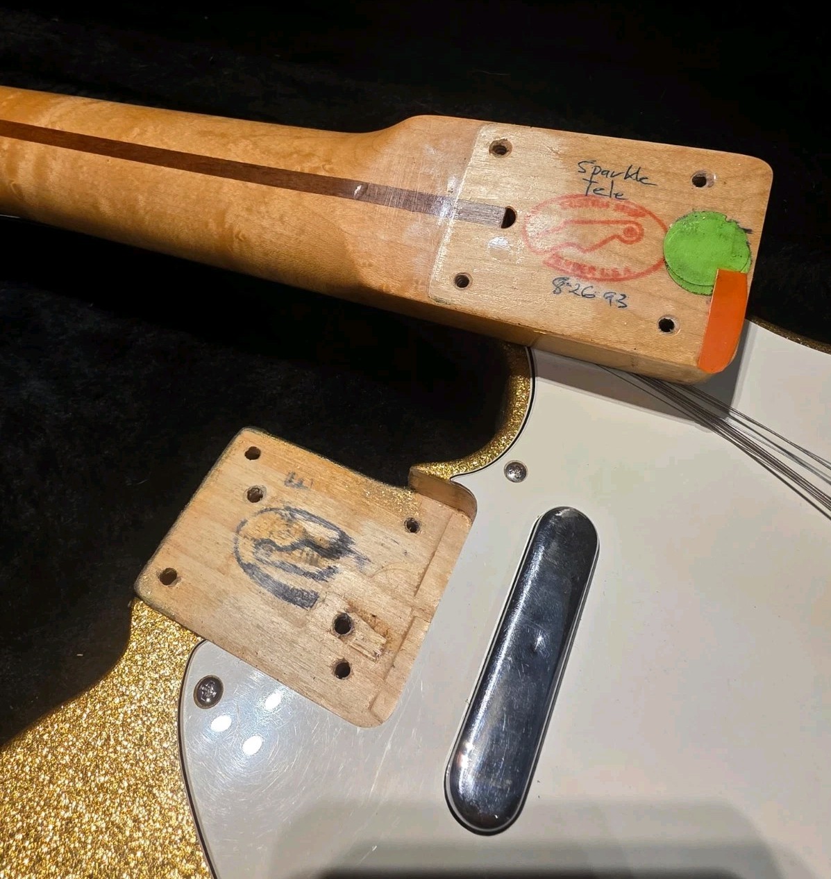 1993 Fender Custom Shop Gold Sparkle Telecaster w/HSC! -LL