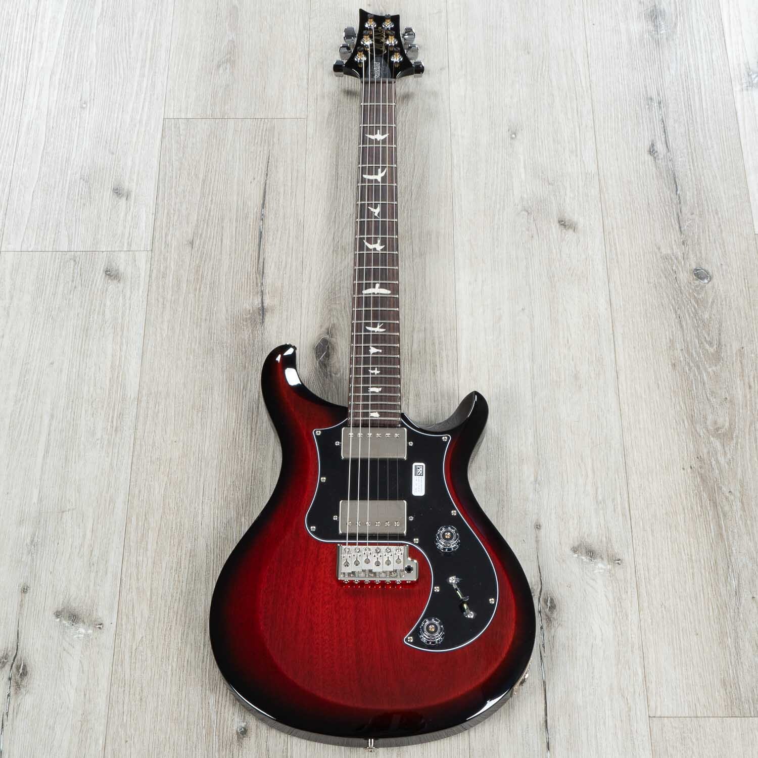 PRS Paul Reed Smith S2 Standard 24 Guitar, USA 58/15 LTs, Scarlet Sunburst