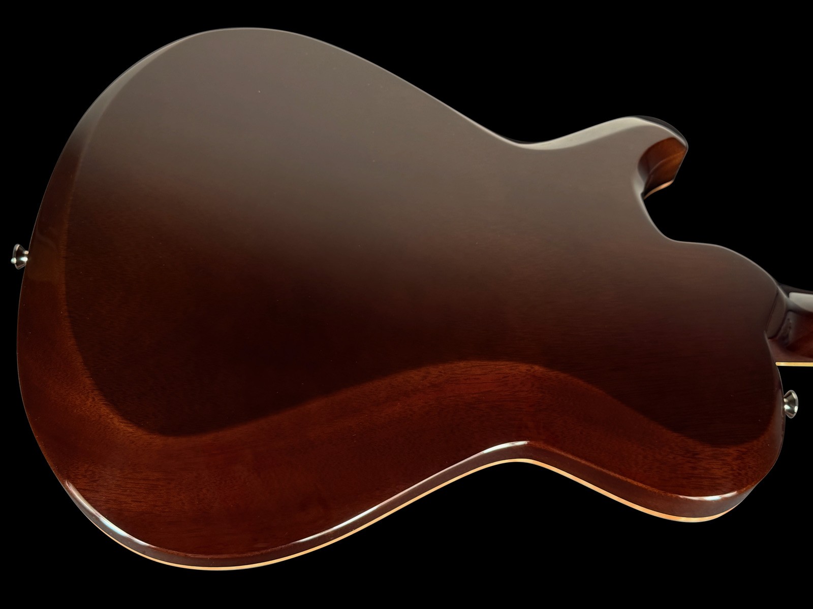 2026 KNAGGS CHENA HOLLOWBODY TIER 1 w PALE MOON EBONY FRETBOARD ~SAND DUNE BURST