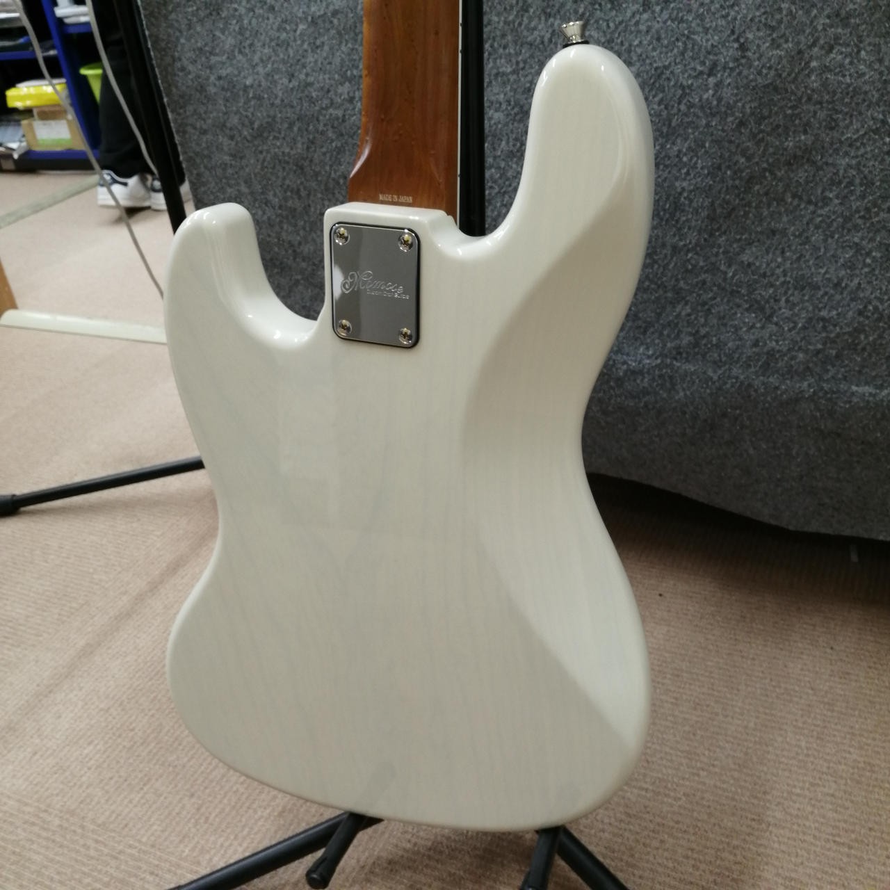 Momose MJB-TWBM/BM Thermo Birdseye Maple 1P Ash Jazz Bass Limited Edition JP