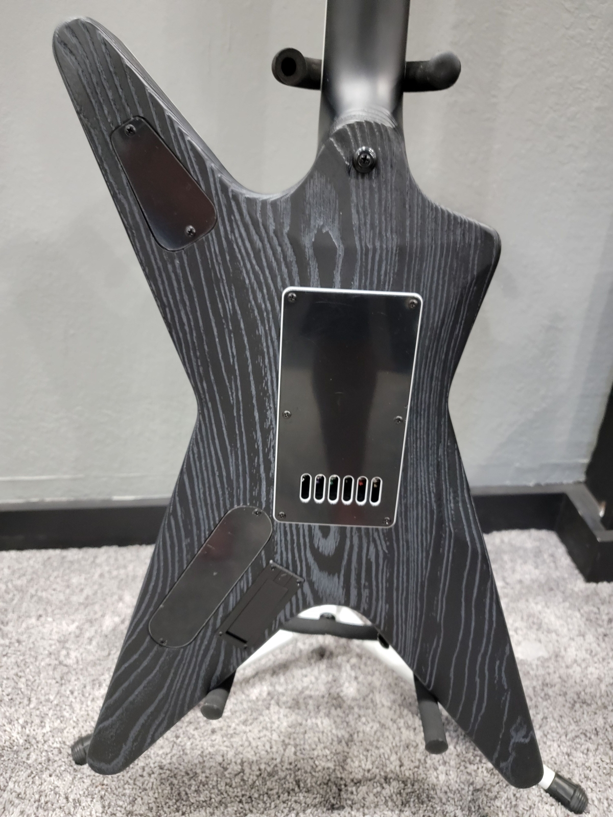 Dean Custom Run #16 Electric ML Guitar, Sandblasted Grey, (#70) DCR ML ET FL SBG