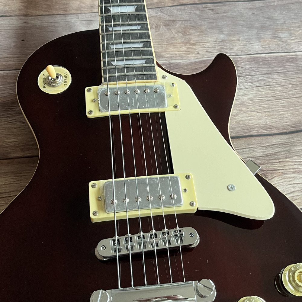 Dark Wine Red Electric Guitar Mini Small Pickups ABR bridge Stainless Frets