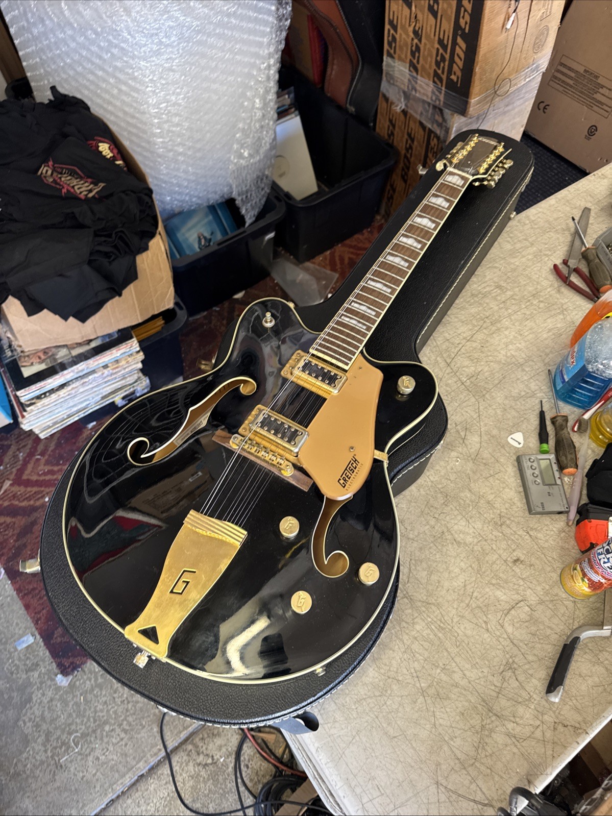Gretsch G5422G-12 Electromatic Classic Hollow Body Guitar 12-String Black + case