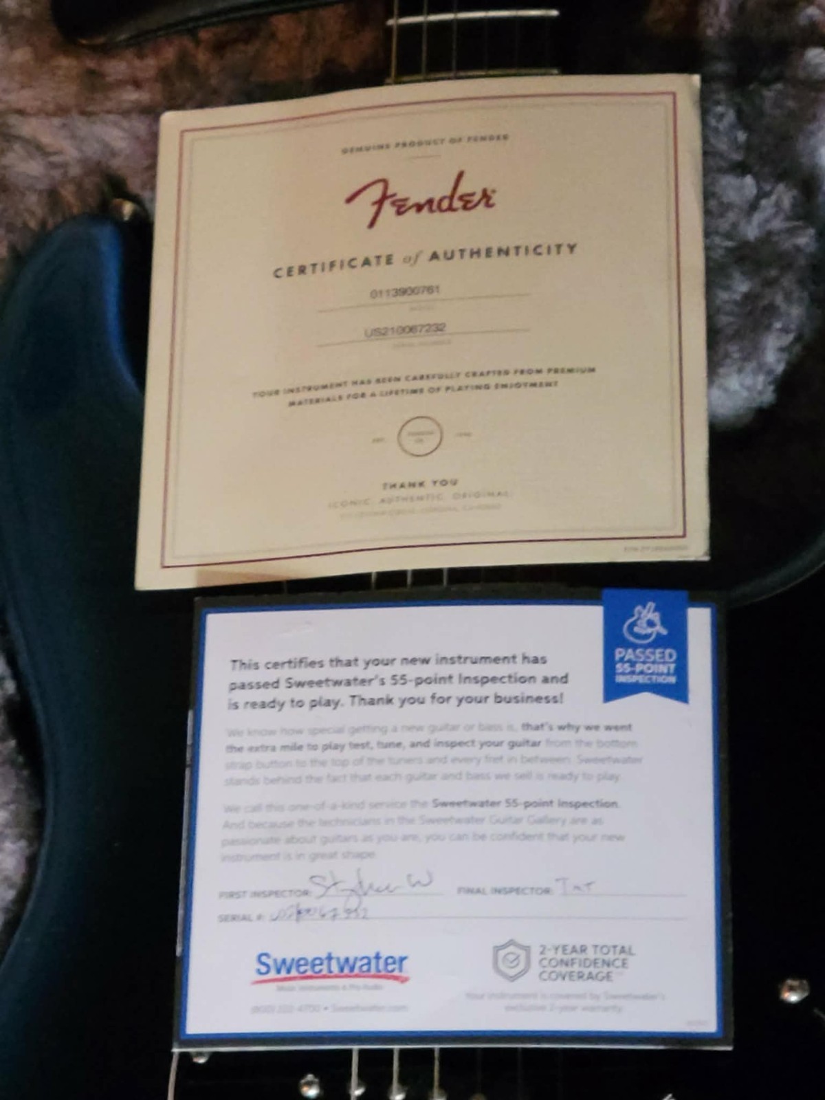 75th Ann. Fender American Professional II Stratocaster – Dark Night Rosewood
