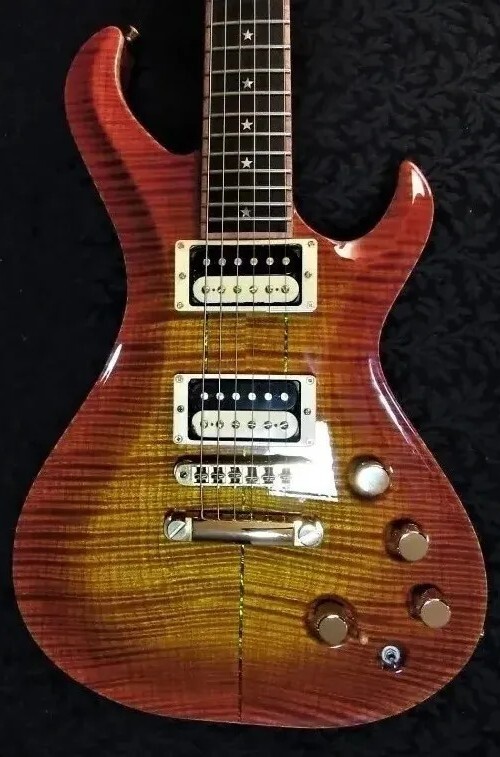 Mint DTM David Thomas McNaught Tempest LAWSUIT Guitar with PRS pickups + piezo
