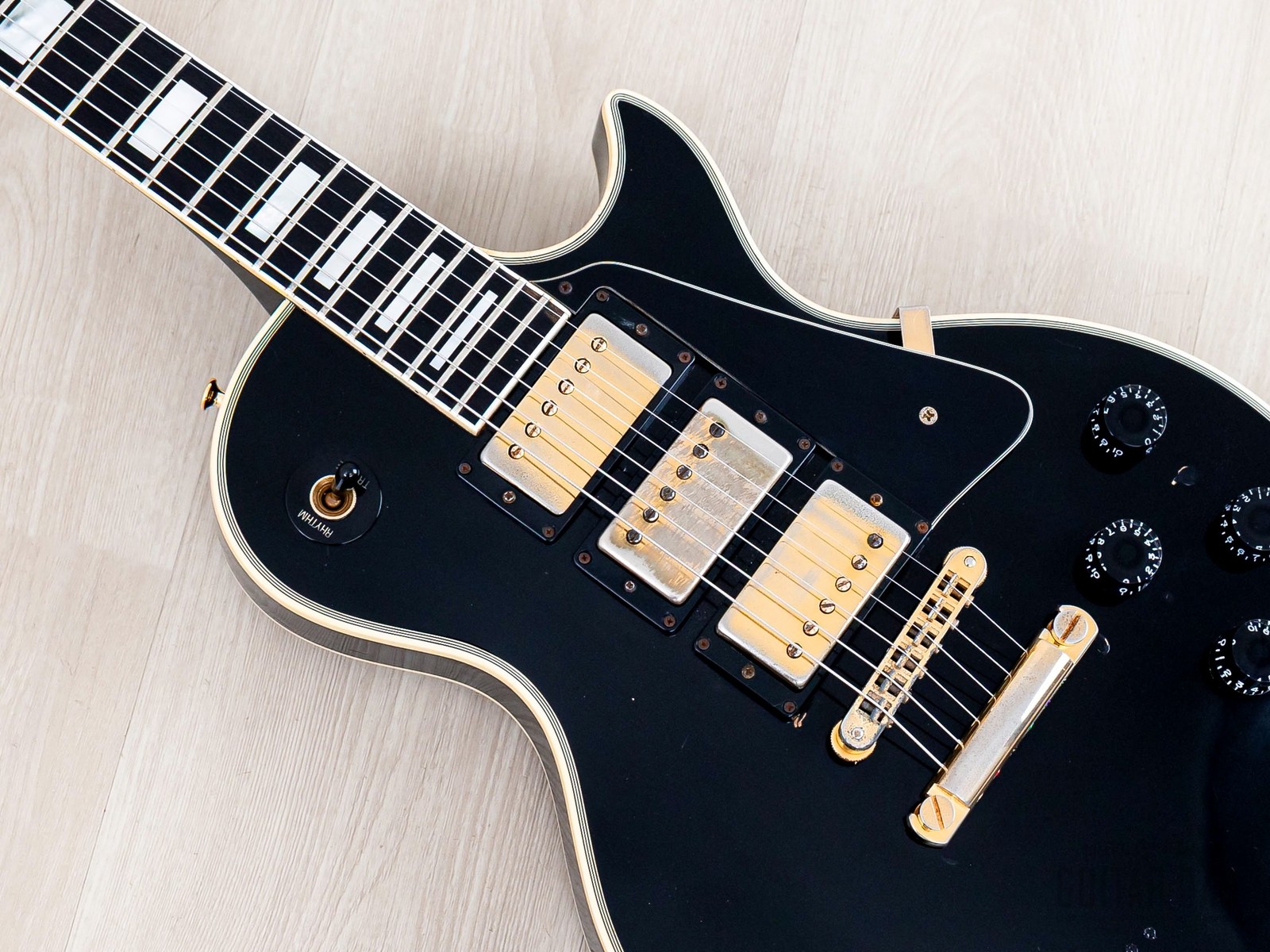 1981 Gibson Les Paul Custom Black Beauty 3 Pickup w/ Tim Shaw & T Tops, Case