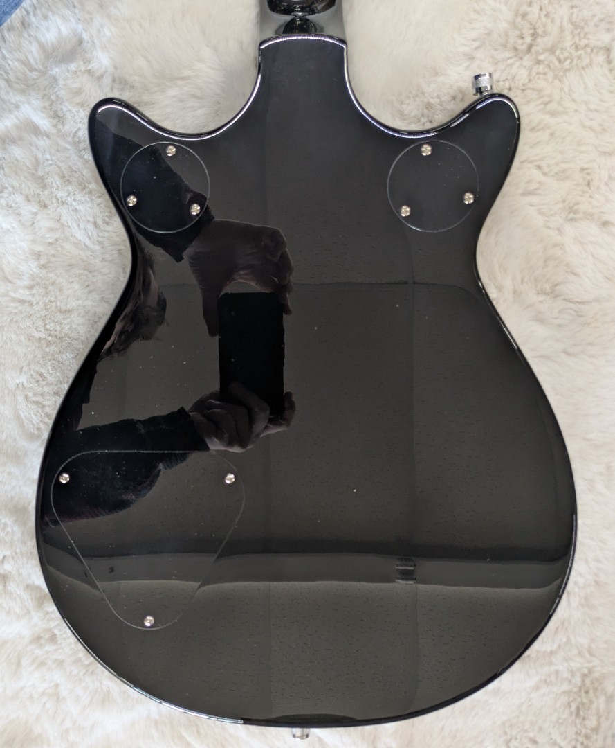 Gretsch G5222 Electromatic Double Jet BT with V-Stoptail, Gloss Black Finish