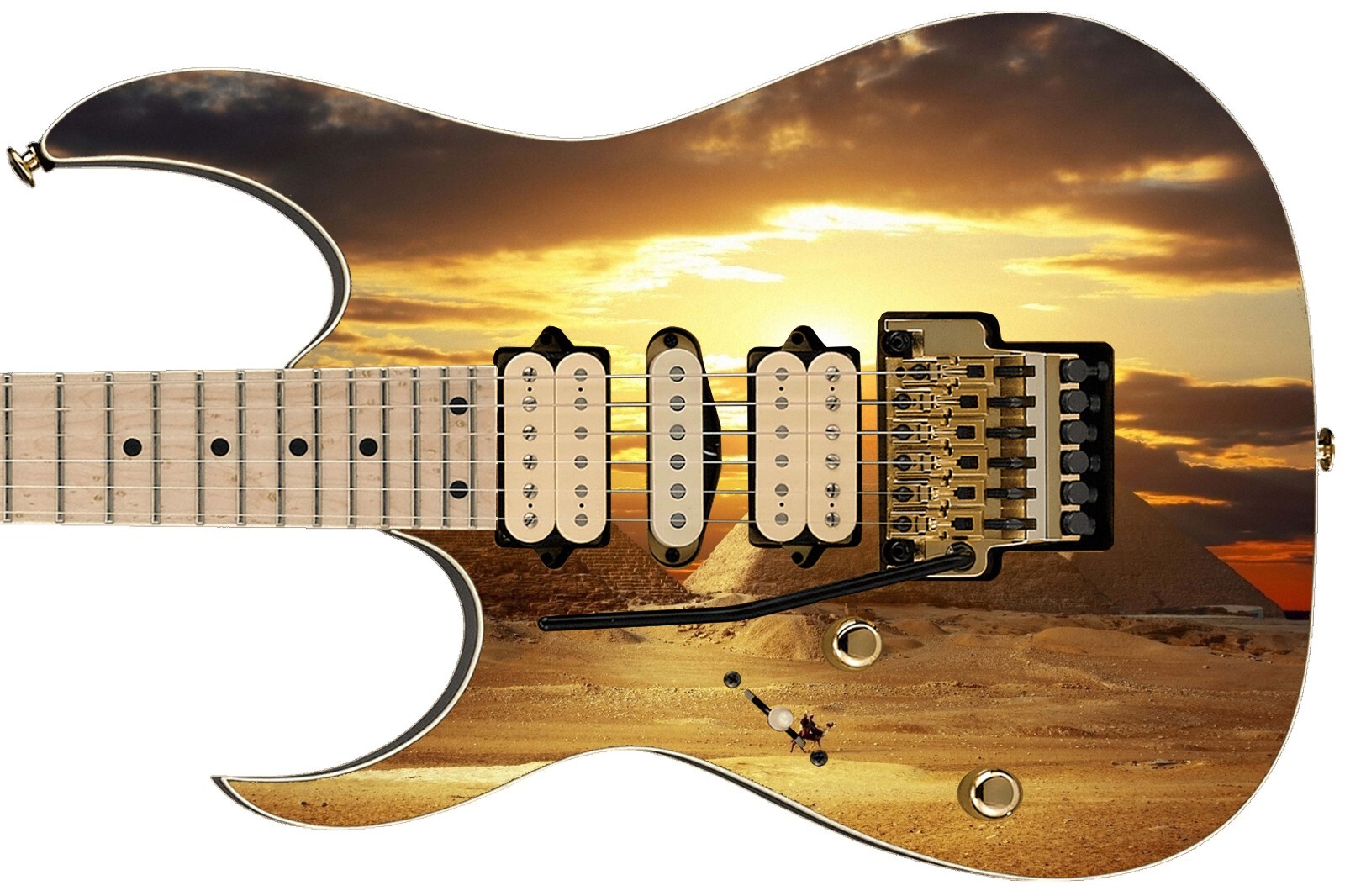 Guitar/Bass Skin Axe Wrap Re Skin Vinyl Wrap Decal Sticker When in Egypt 006